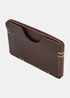 Yogi Leather Card Holder - Brown